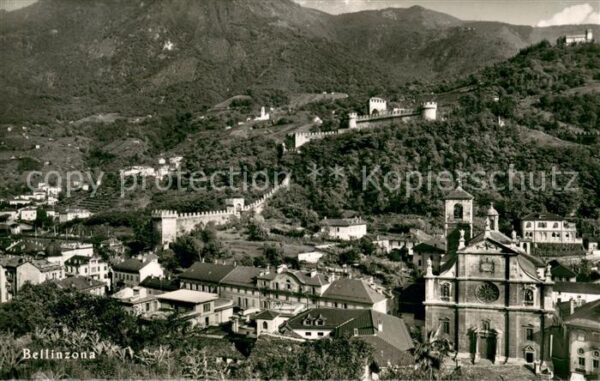 Bellinzona Kirchenpartie Burg