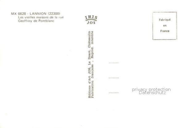 Lannion Vieilles maisons de la rue Geoffroy de – Bild 2