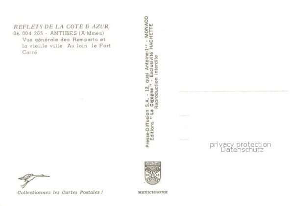 Antibes Alpes Maritimes Fliegeraufnahme des Remparts Fort Carr – Bild 2