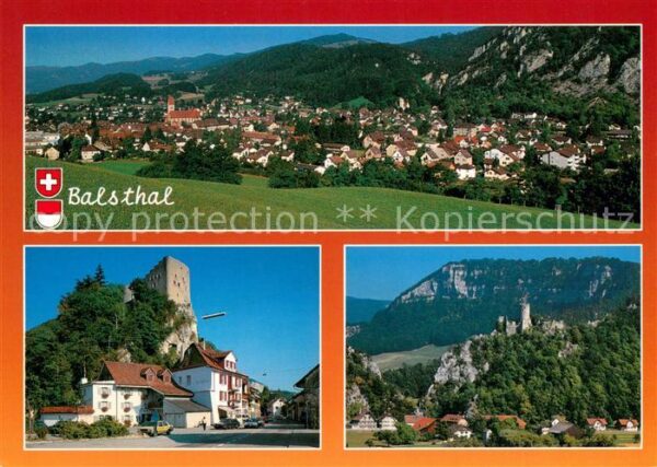 Balsthal Panorama Burgturm Burgruine