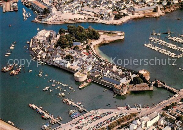 Concarneau Finistere Vue generale aerienne sur la Ville Clos