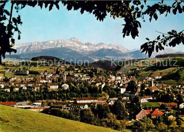 Herisau AR Panorama mit Säntis