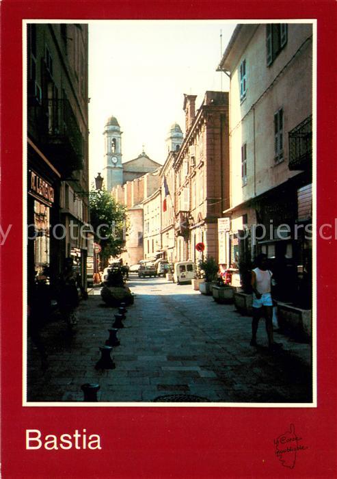 Bastia Hotel de ville et l’eglise Saint Jean B