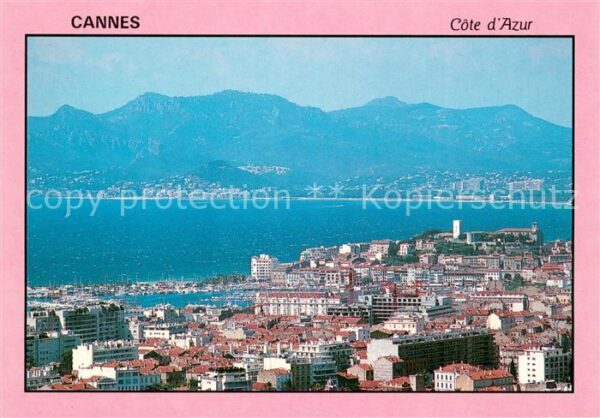 Cannes Alpes-Maritimes Vue generale aerienne
