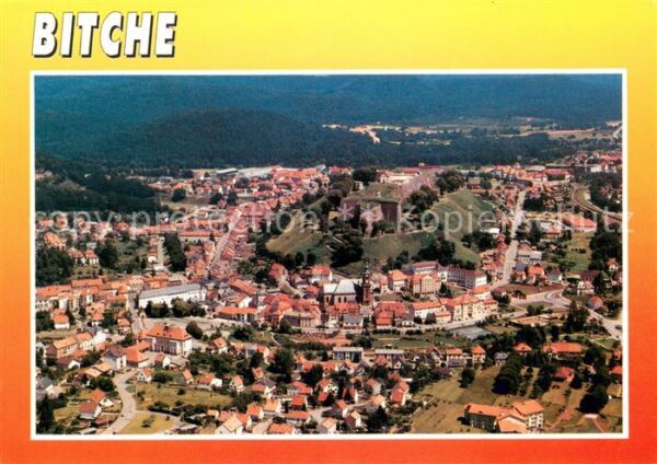 Bitche Moselle Vue aerienne
