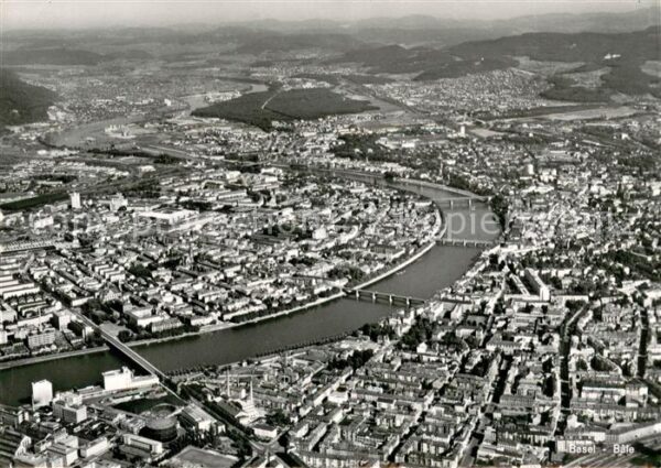 Basel BS Fliegeraufnahme