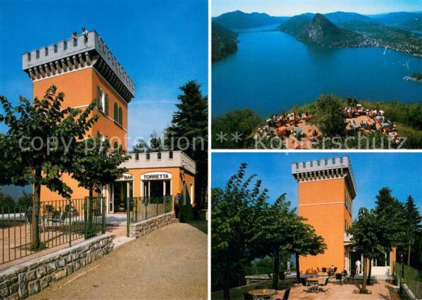 Lugano TI Monte Bre Caffè Bar Torretta Lago di Lu