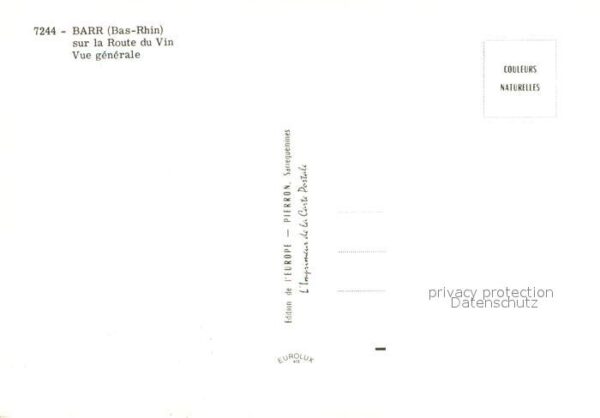 Barr Bas-Rhin Vue Generale Route du Vin Vignoble – Bild 2