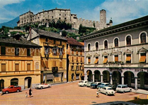 Bellinzona Piazza Collegiata Castelgrande