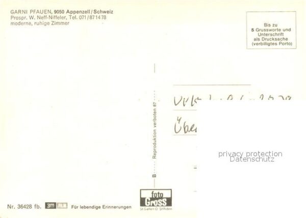 Appenzell IR Gasthaus Garni Pfauen – Bild 2