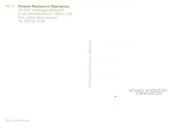 Herbriggen Pension Restaurant Alpengruss – Bild 2