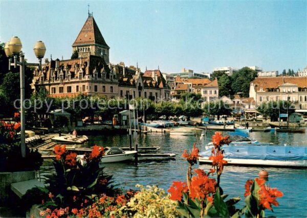 Lausanne Ouchy Chateau Port Lac Leman