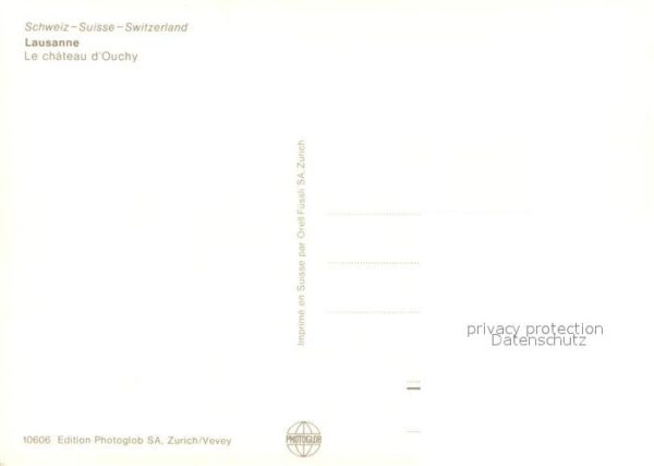Lausanne Ouchy Chateau Port Lac Leman – Bild 2