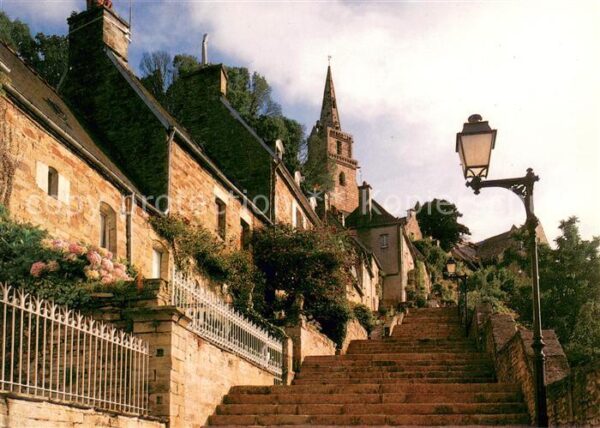 Lannion Les escaliers de Brélévénez Place du Ce