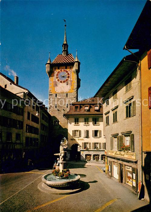 Baden AG Stadtturm Brunnen
