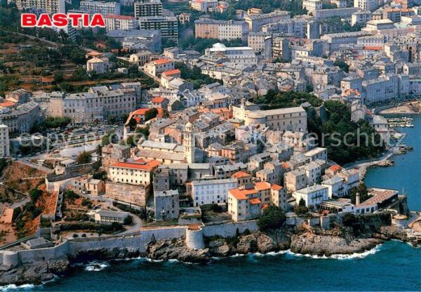 Bastia La citadelle et partie du vieux port vu