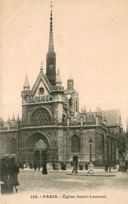 Paris Eglise Saint Laurent