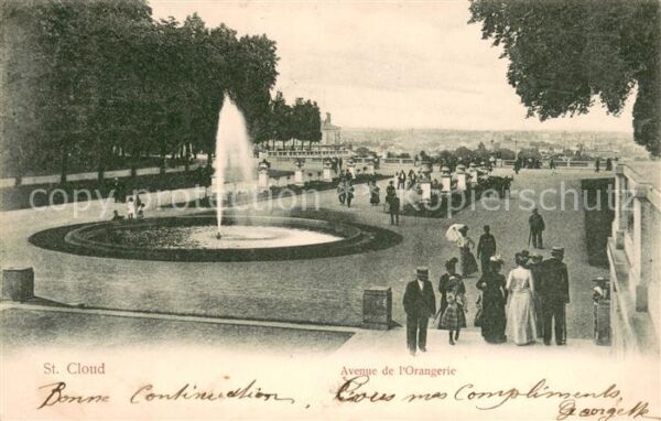 St Cloud Paris Avenue de L_Orangerie