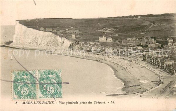 Mers-les-Bains Vue generale prise du Treport