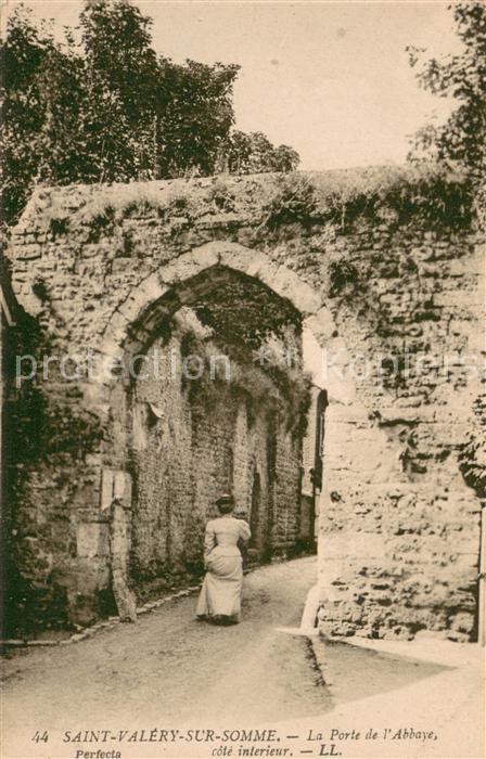 Saint-Valery-sur-Somme La Porte de l’Abbaye cote interieur