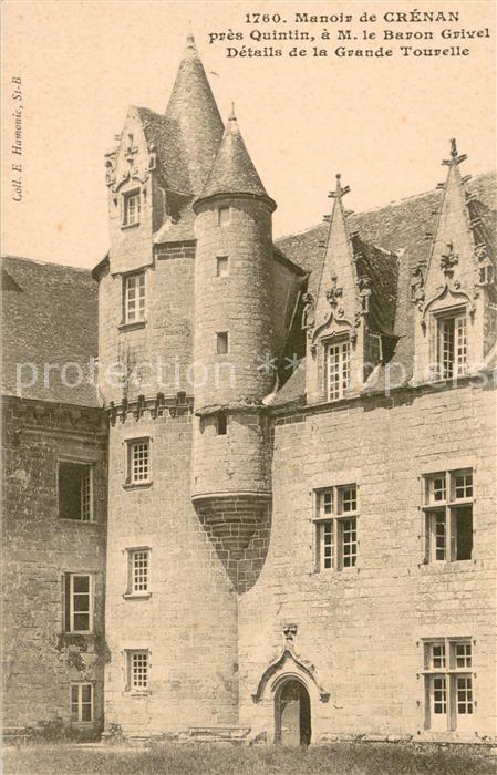Crenans Manoir de Crenan pres Quintin a M le Ba