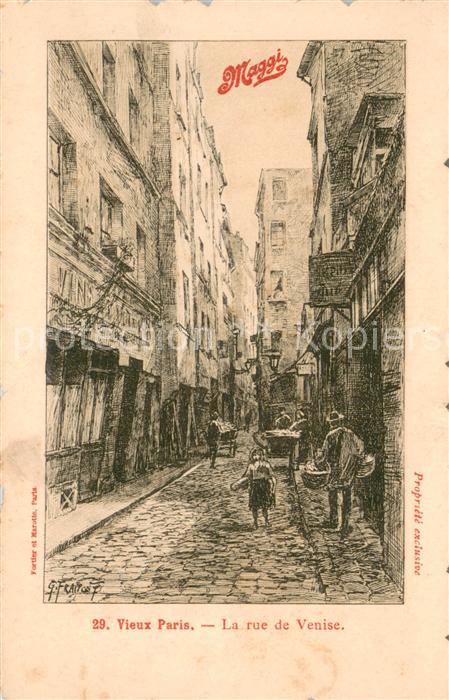 Paris La rue de Venise