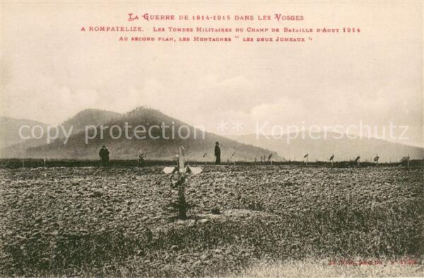 Nompatelize Les Tombes Militaires du Champ de Batai