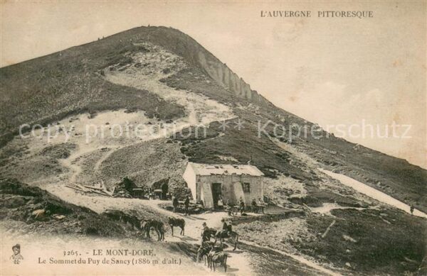 Le Mont-Dore Puy de Dome Somme du Puy de Sancy