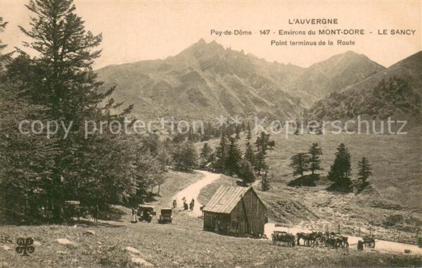 Le Mont-Dore Puy de Dome Point terminus de la Route Pic du Sancy