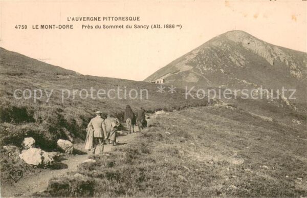 Le Mont-Dore Puy de Dome Paysage près du sommet du Sancy
