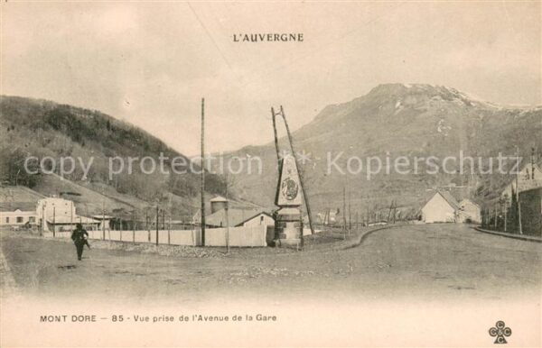 Le Mont-Dore Puy de Dome Vue prise de l'Avenue de la Gare