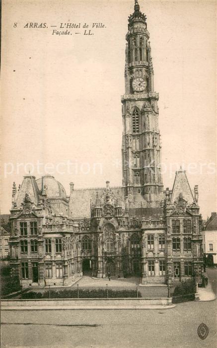 Arras Pas-de-Calais Hôtel de Ville Facade