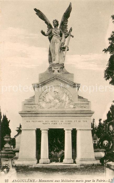 Angouleme Monument aux Militaires morts pour la P
