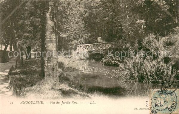 Angouleme Vue du Jardin Vert
