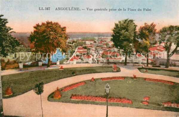 Angouleme Vue Generale prise de la Place du Palet