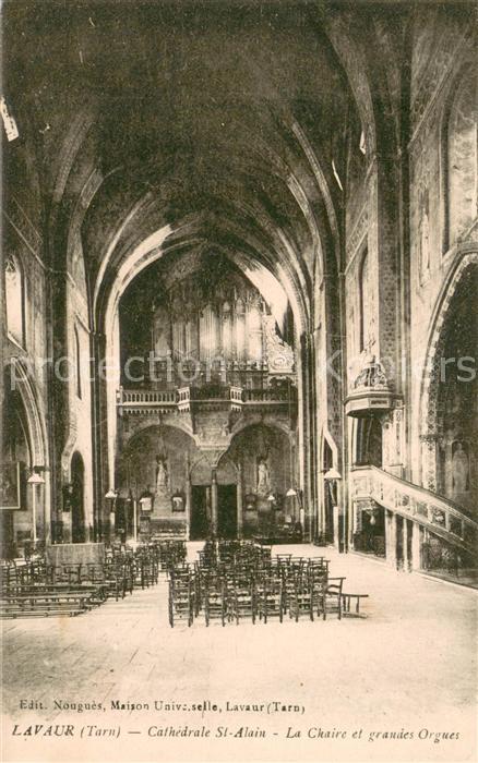 Lavaur Tarn Cathedrale Saint Alain Chaine et grande
