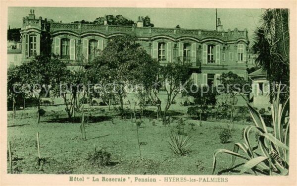 Hyeres les Palmiers Hôtel La Roseraie Pension Jardin