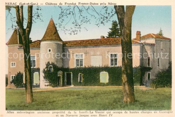Nerac Chateau de Frandat Franco Datus
