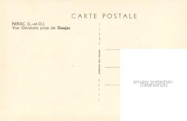 Nerac Vue Generale prise de Gaujac – Bild 2