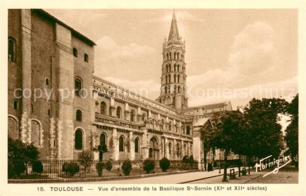 Toulouse Haute-Garonne Basilique Saint Sernin XIe et XIIe sièc