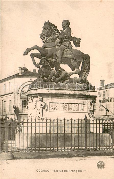 Cognac Charente Statue de Francois Ier Monument