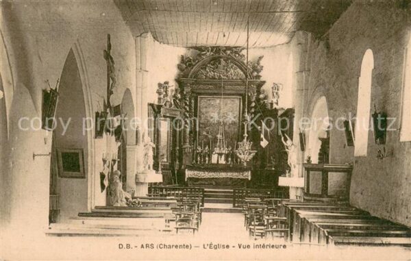 Ars Charente Intérieur de l'Eglise