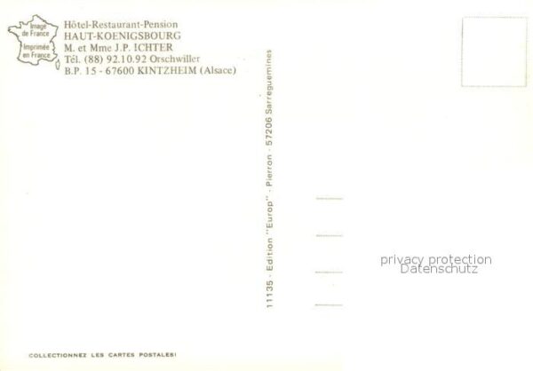Kintzheim Hôtel Restaurant Haut Koenigsbourg – Bild 2