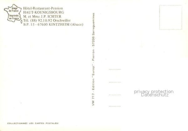 Kintzheim Hôtel Restaurant Haut Koenigsbourg – Bild 2