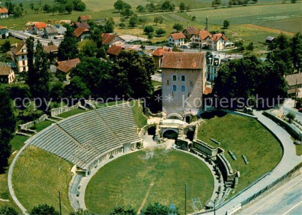 Avenches Aventicum Römisches Amphitheater Fliege