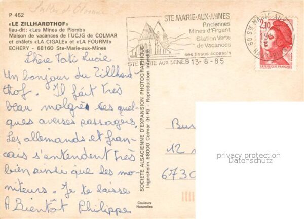 Sainte-Marie-aux-Mines Haut Rhin Le Zillhardthof Maison de vacances Châl – Bild 2