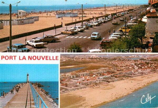 Port-la-Nouvelle Front de mer Jetée vue aérienne