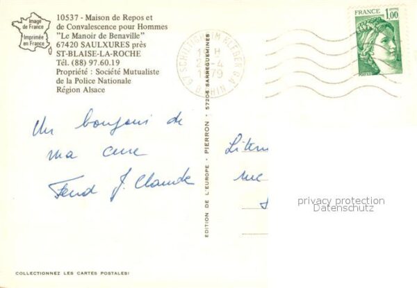 Saulxures Maison de Repos et de Convalescence pou – Bild 2