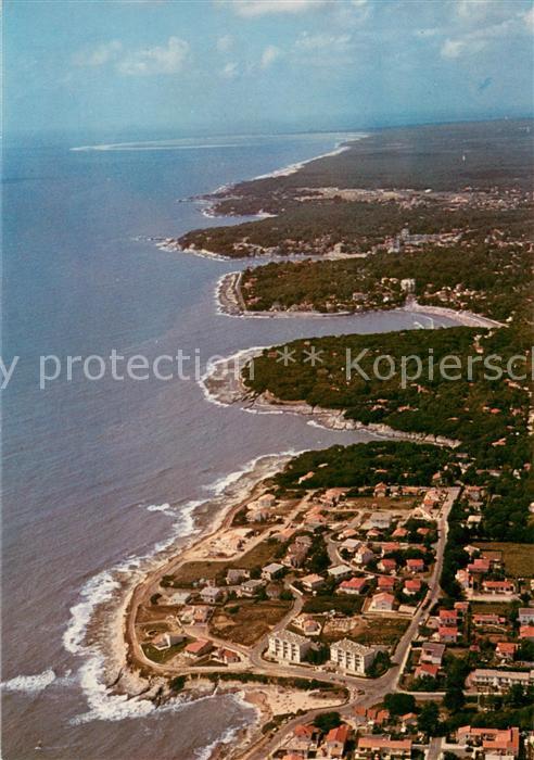 Vaux-sur-Mer La corniche et les plages vues du ciel