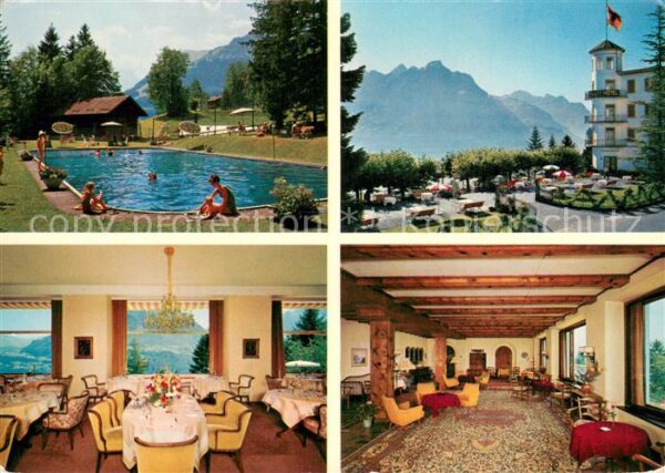 Seelisberg UR Hotel Kulm und Sonnenberg Gasträume Poo
